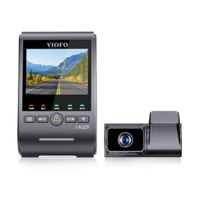 VIOFO A329T 2 Channels 4K 60FPS+2K Telephoto Camera with 4xOptical Zoom and Sony STARVIS 2 Sensor HDR, Support SSD Storage, Multiplex Video, Low Power Impact Detection, Hybrid Parking Recording