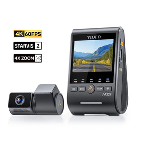 VIOFO A329T 2CH 4K 60FPS+2K Telephoto Camera with 4xOptical Zoom and Sony STARVIS 2 Sensor HDR