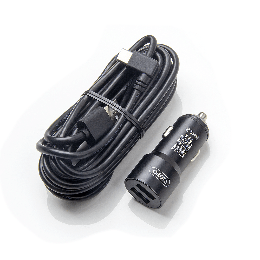 VIOFO D5000 Type - C Dual USB Cigarette Charger for A119Mini2/A229 Plus/A229 Pro/A139/A139 Pro/T130 - Viofo - official