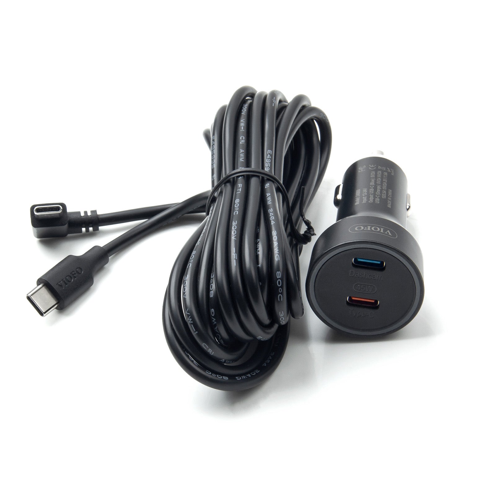 VIOFO D6000 Type - C Dual USB Cigarette Car Charger for A329/A329S/A229 Ultra Dashcam - Viofo - official