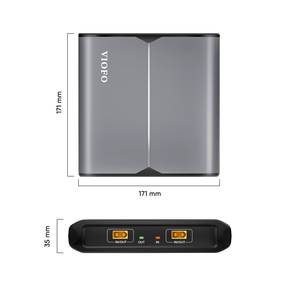 VIOFO EP100 Expansion Battery for BP100 Battery Pack, Easy to Expand Capacity for Much Longer Parking Recording - Viofo - official