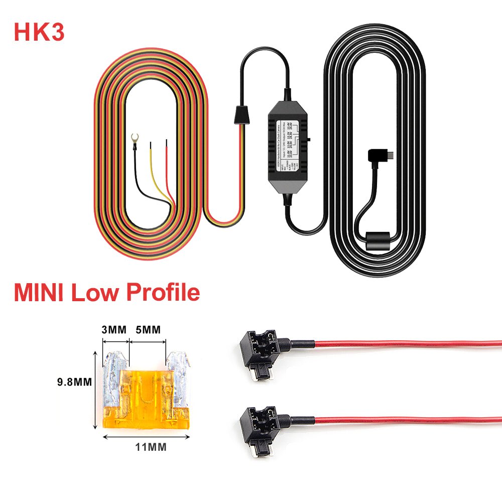 VIOFO Mini HK3 ACC Hardwire Cable For A119V3/A129 Duo/A129 Duo IR/A129 Plus Duo/A129 Pro Duo - Viofo - official