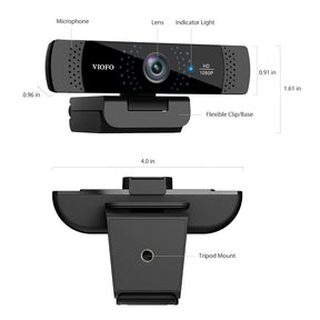VIOFO P800 1080P HD Web Camera for Laptop Desktop PC Video Calling - Viofo - official