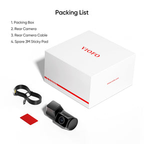 VIOFO RC320 AHD 1080P Rear Camera with 6M Jack Plug Cable and Sticker for A229 Plus/A229 Pro - Viofo - official