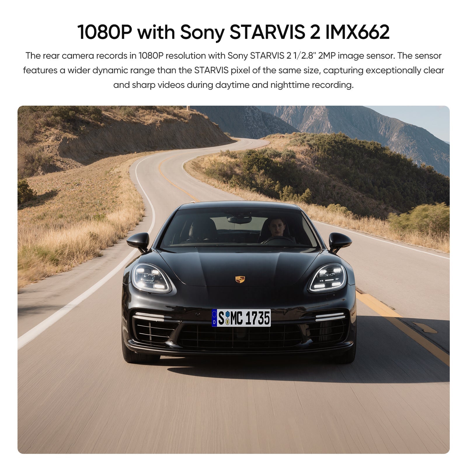 VIOFO RC320 AHD 1080P Rear Camera with 6M Jack Plug Cable and Sticker for A229 Plus/A229 Pro - Viofo - official