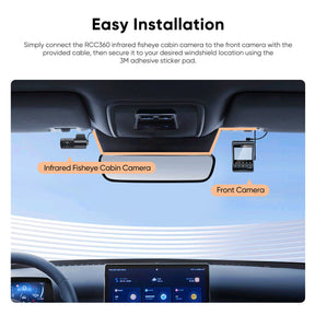 VIOFO RCC360 2K HDR Fisheye Cabin Cam, Super Night Vision Infrared Interior Cam for A329S/A329SW - Viofo - official