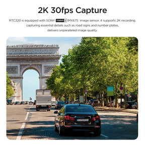 VIOFO RTC320 Telephoto Camera with 0.6M Cord and Adhesive Sticker for A229 Plus/A229 Pro - VIOFO