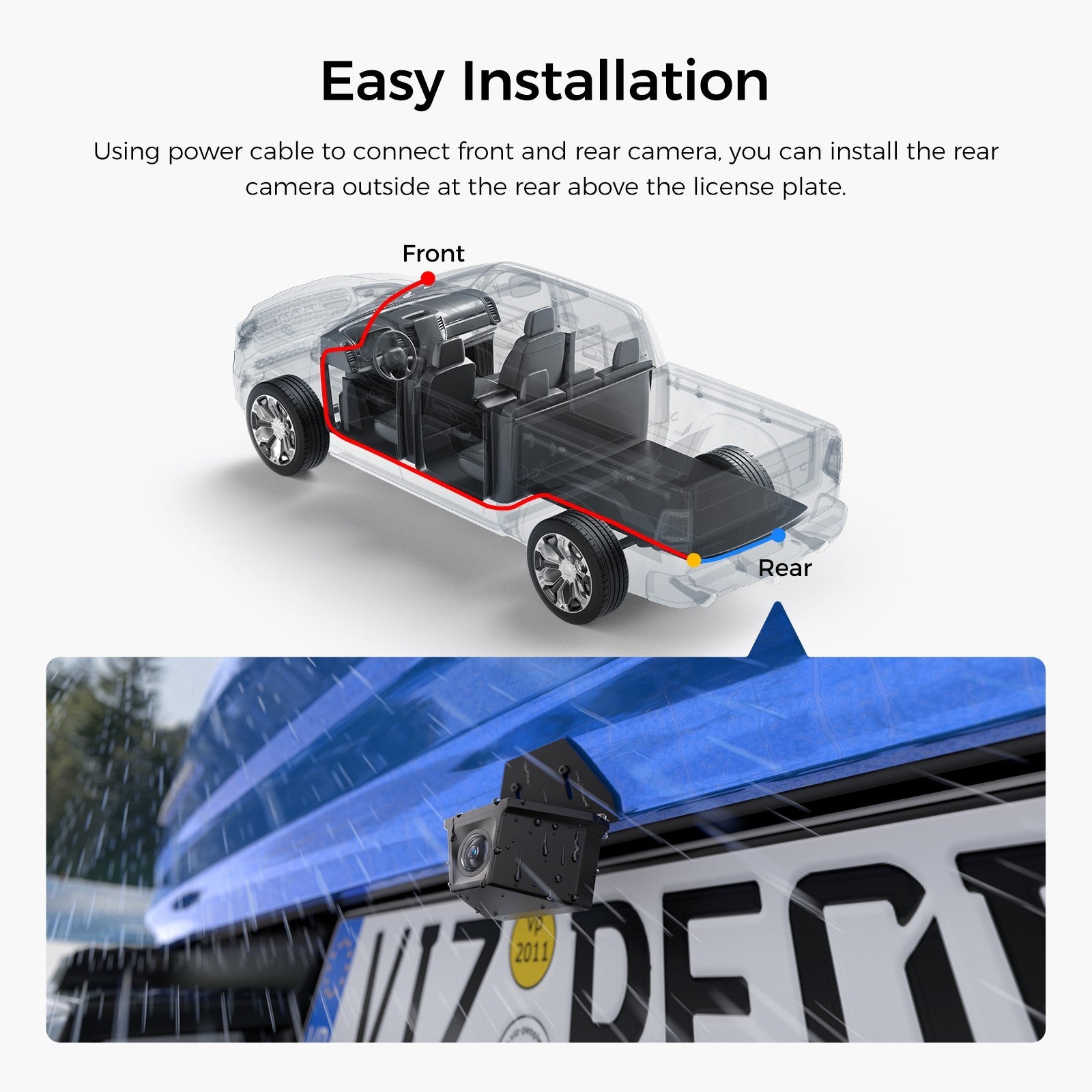 VIOFO RWC200 Waterproof Rear Camera for A229 Plus/A229 Pro - Viofo - official