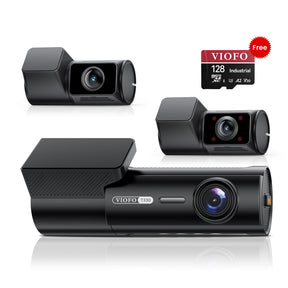 VIOFO T330 3CH 4K+2K+2K HDR Dash Cam with Triple Sony STARVIS 2 Sensors, 210° Fisheye Cabin Camera, Wi-Fi 6, GPS, Hybrid Parking Recording - VIOFO