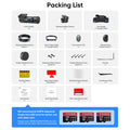 VIOFO T340W 3CH 4K+2K+2K HDR Dash Cam with Built-in IR Cabin and Waterproof Rear Camera, Sony STARVIS 2, Wi-Fi 6, GPS - VIOFO