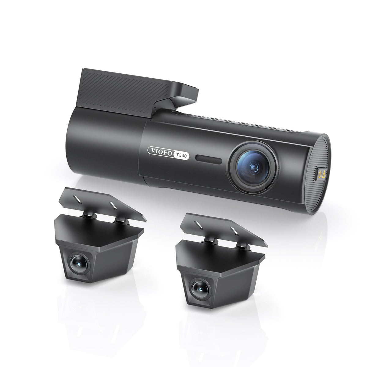 VIOFO T340WW 4CH 4K+2K+2K+2K Dash Cam with Built-in IR Cabin and Dual Waterproof Rear Cameras, HDR, Sony STARVIS 2, Wi-Fi 6, GPS - VIOFO