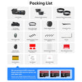 VIOFO T340WW 4CH packing list: every camera, cable, mount and accessory in the box