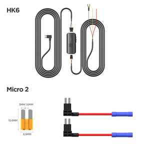 VIOFO Type - C HK6 ACC Hardwire Kit for A329S Series, Support Hybrid Parking Mode, Automatic Voltage Display, Low Power Consumption - Viofo - official