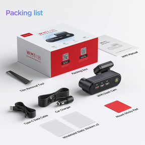 VIOFO WM1 2K Quad HD 1440P 30FPS Smaller WiFi GPS Dashcam with Sony STARVIS IMX335 Sensor - Viofo - official