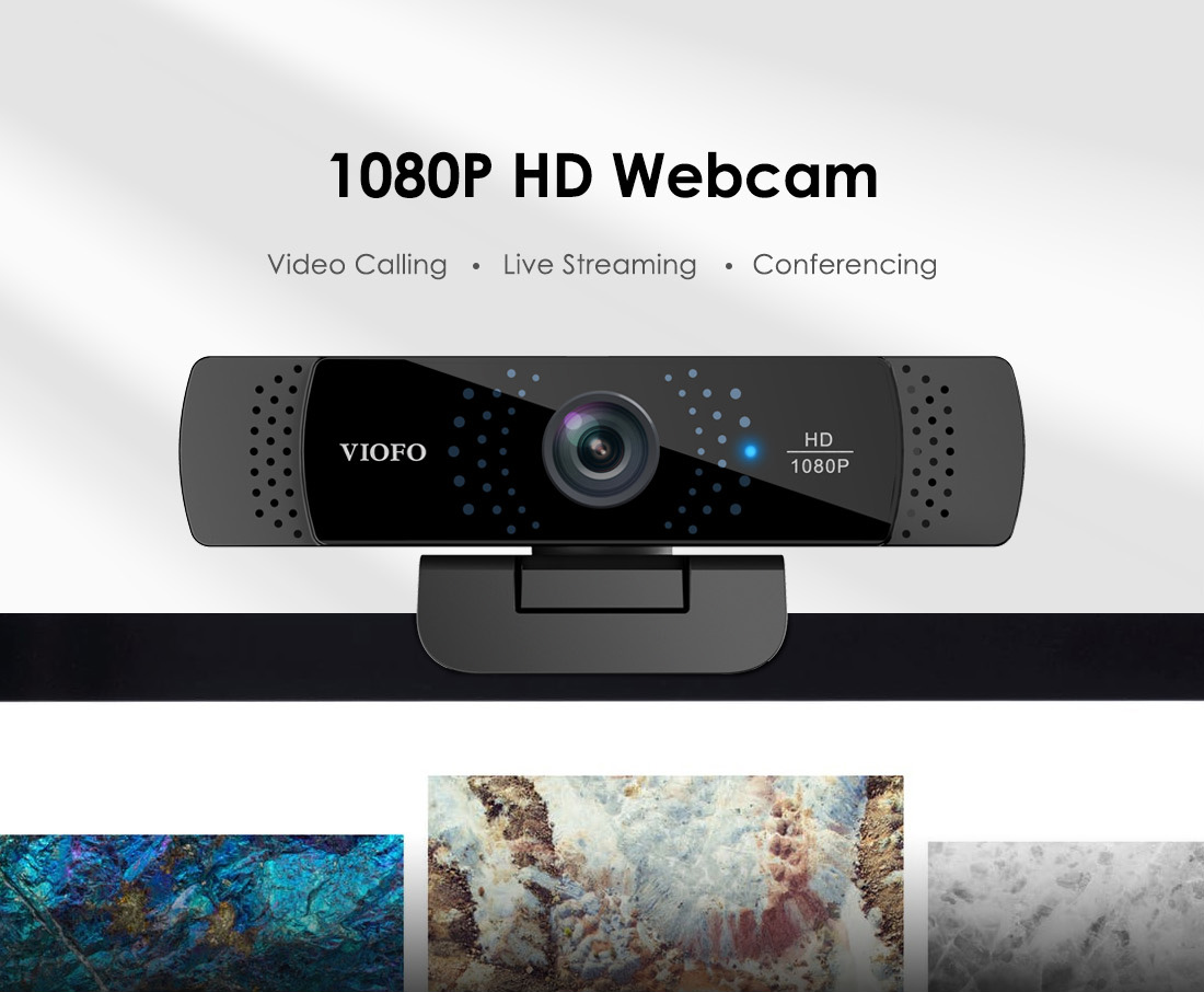 VIOFO P800 Webcam 1080P Full HD Web Camera with Microphone for Laptop