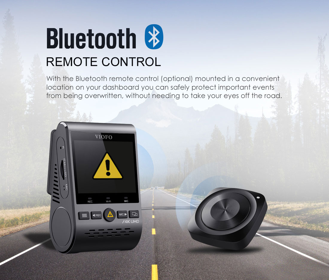 Original Viofo Parking Mode Hardwire Kit BT Remote & CPL Fit A129 Dash Camera 